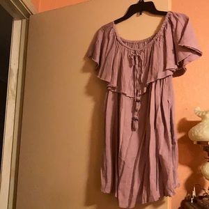 Off the shoulder dress